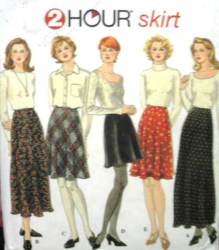 9765 FLARE BIAS SKIRTS 4 LENGTHS 2 HR PATTERN 10-14,16-20
